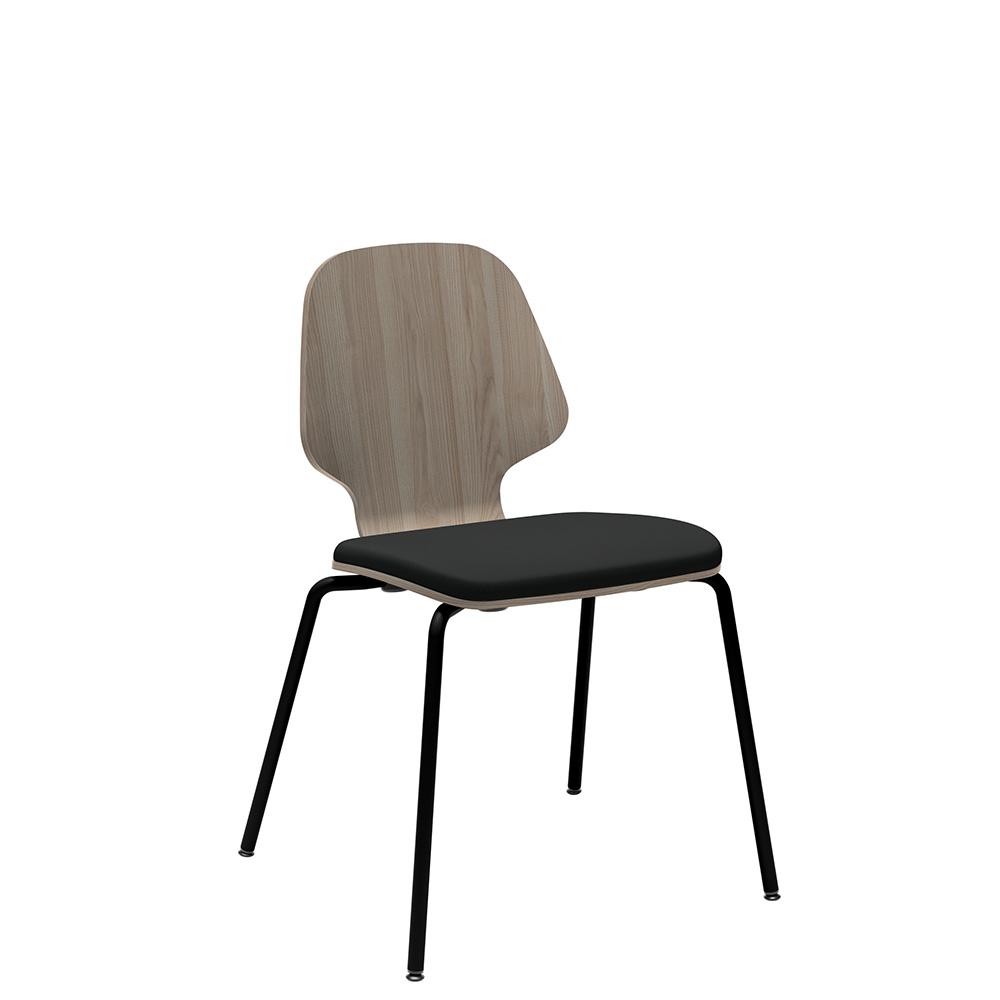 Råshult four legs Ash, black stand, fabric Cura Loop 60999