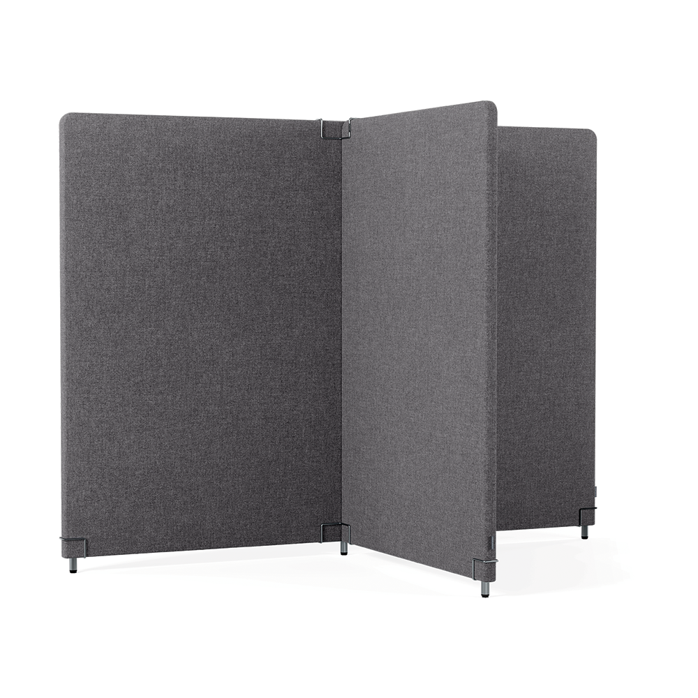 Floor screen Selma 1000 X 1500 X 40 Grey 003 