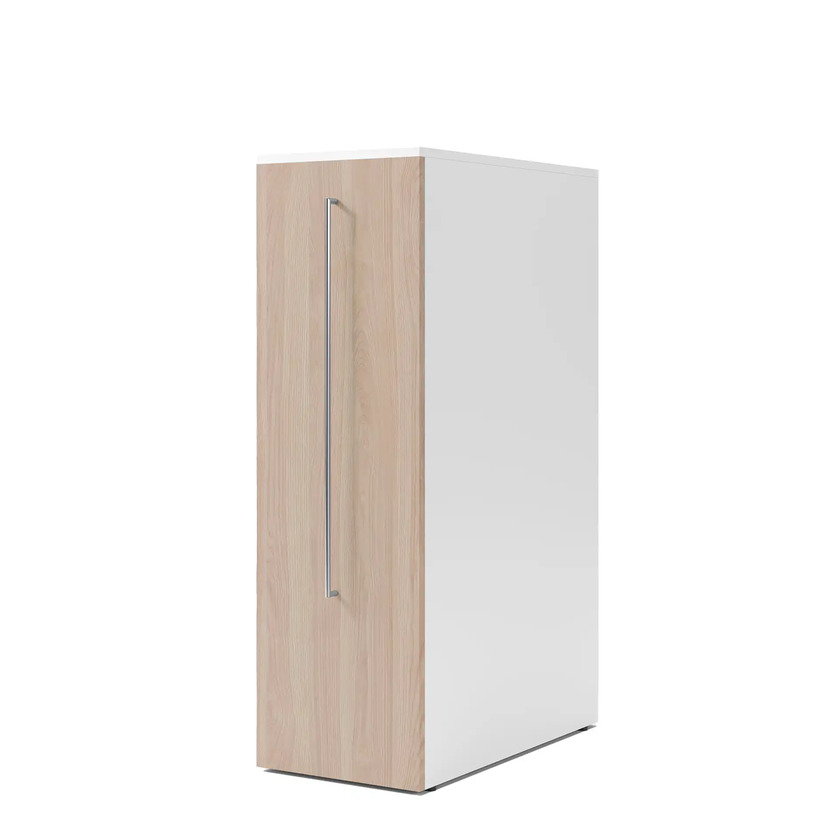 Side cabinet 41860 Left White/White ash