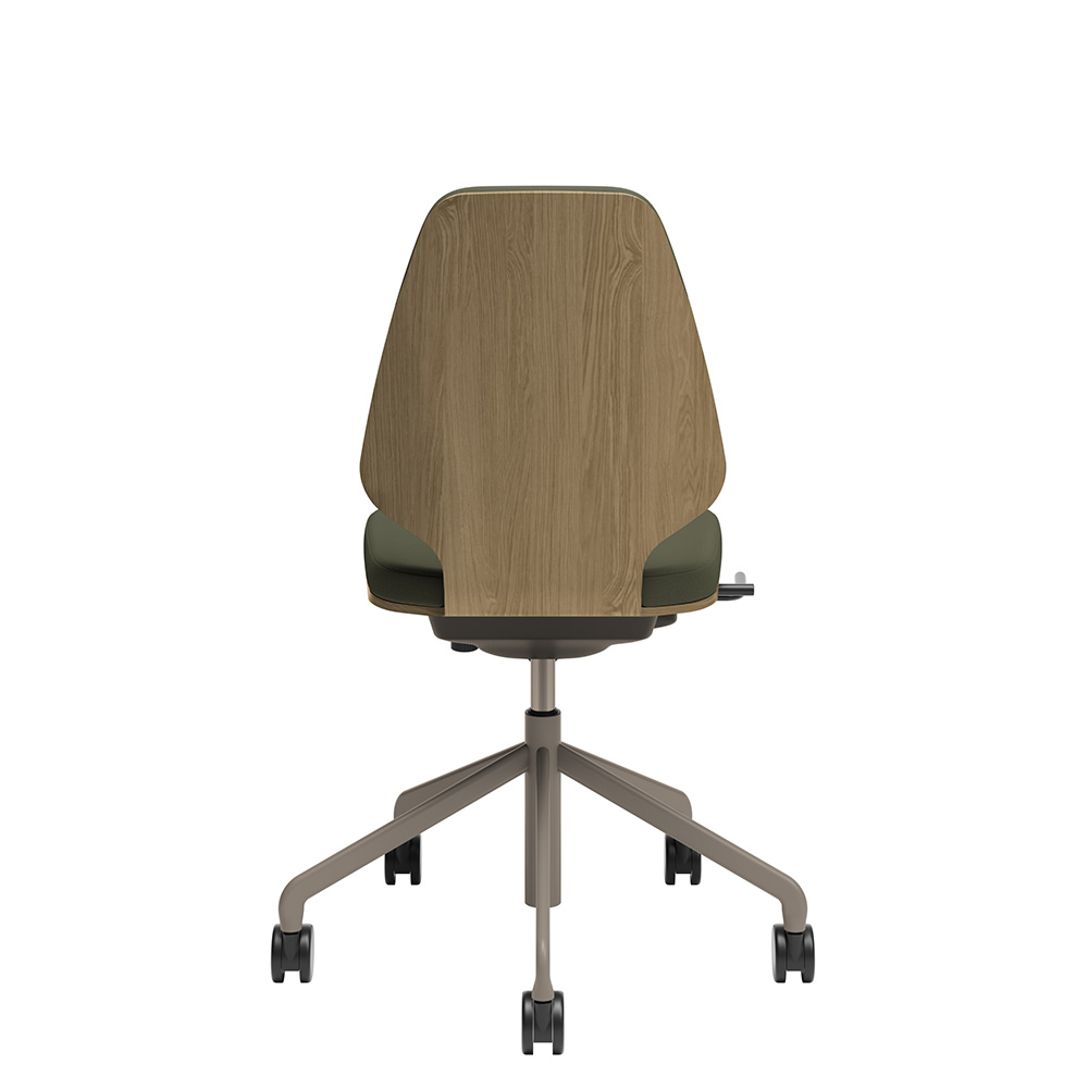 Råshult oak, stand champagne, fabric Cura Loop 68261