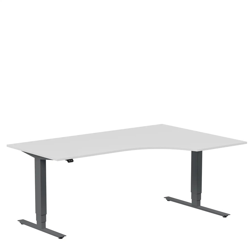 Ergofunk Max Right 1800 x 1200 light grey/anthracite