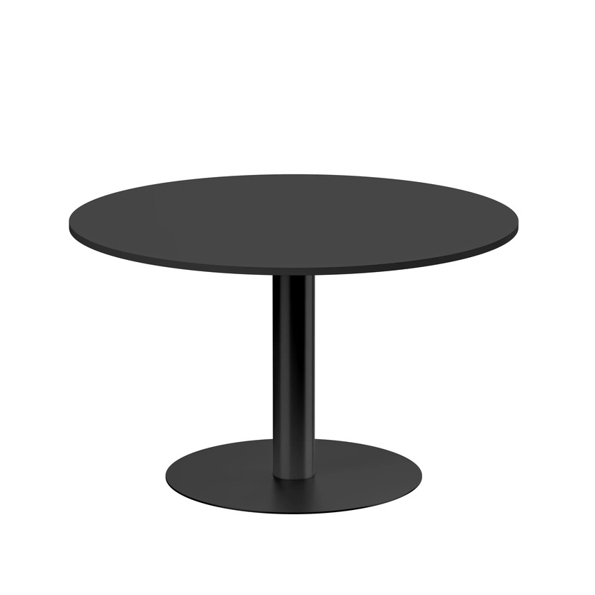 Coffee table Ø1200 mm black/black