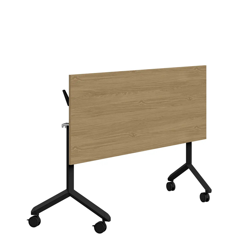 Foldable table Ergofunk Tilt 1600 x 600 oak/black