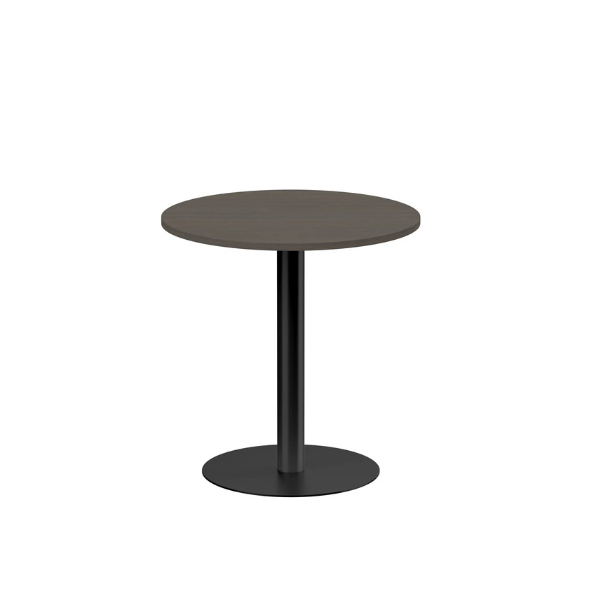 Coffee table Ø700 mm dark ash/black