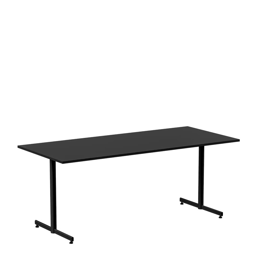 Café/lunch table 1800x800 black/black