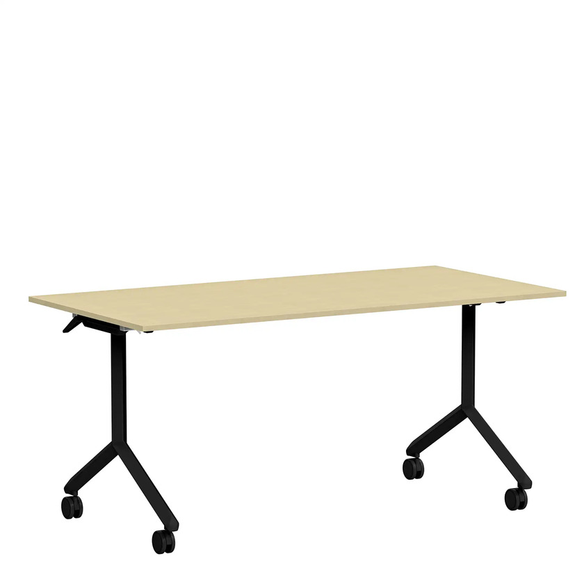 Foldable table Ergofunk Tilt 1600 x 800 birch/black