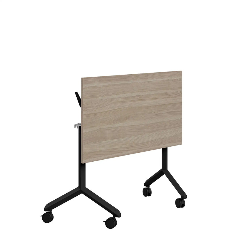 Foldable table Ergofunk Tilt 1200 x 600 white ash/black