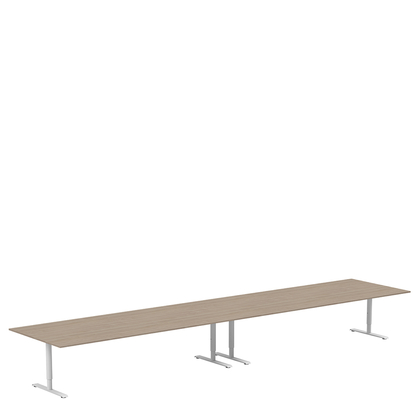 Conference table 5600 x 1200 with round stands