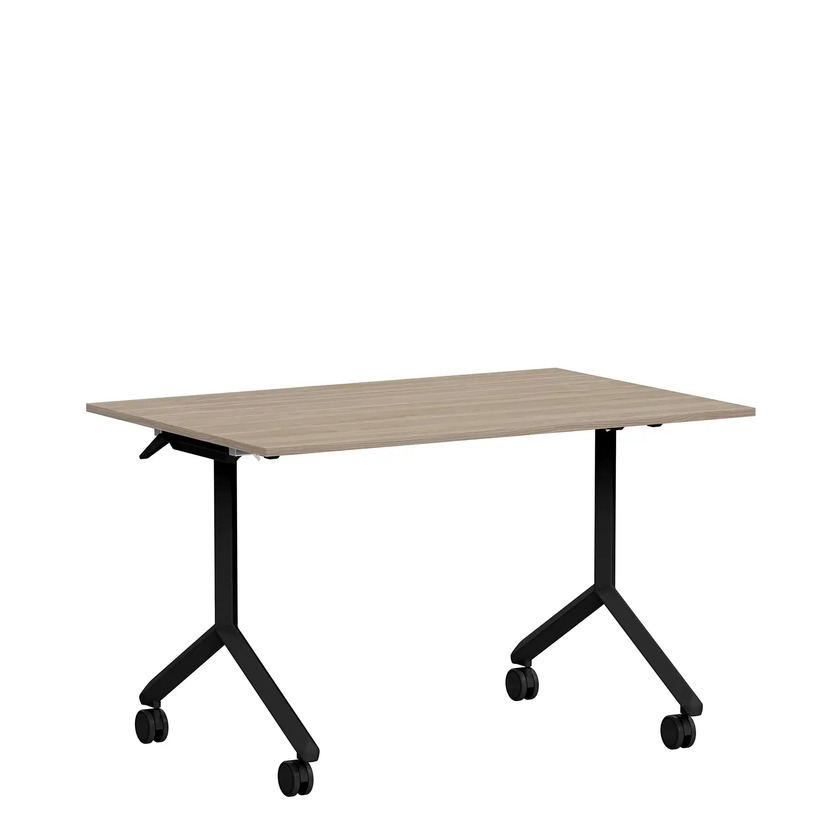 Foldable table Ergofunk Tilt 1200 x 800 white ash/black