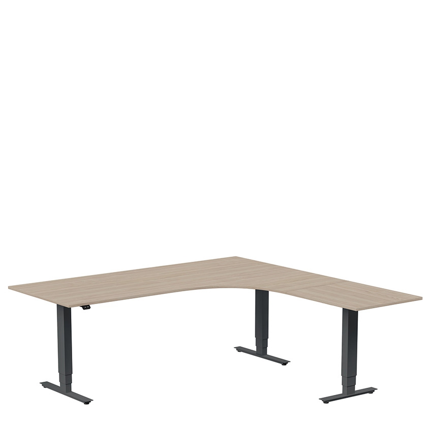 Ergofunk Max 3-stand Right 2000 x 2000 ash/anthracite