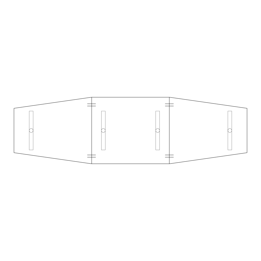 Conference table 4200 X 1200 X 800 white ash/white, round stands