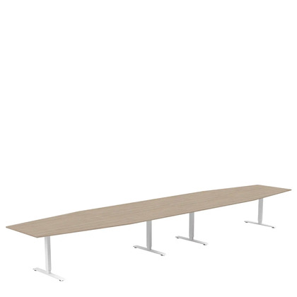 Conference table 5600 x 1200 x 800 with rectangular stands