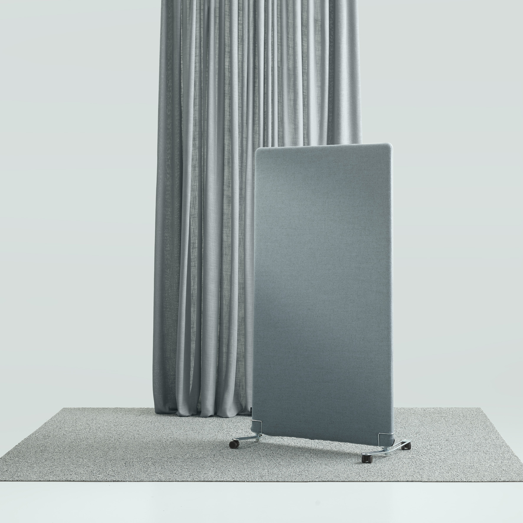 Floor screen Selma 1000 X 1500 X 40 Grey 003 