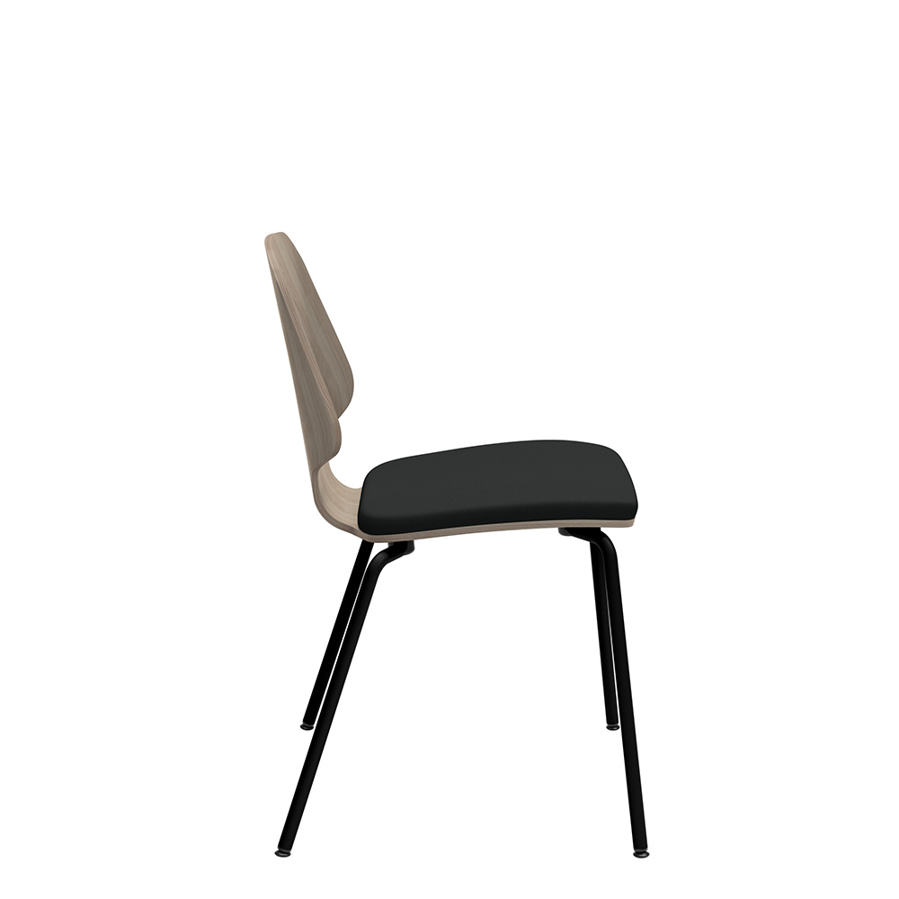 Råshult four legs Ash, black stand, fabric Cura Loop 60999