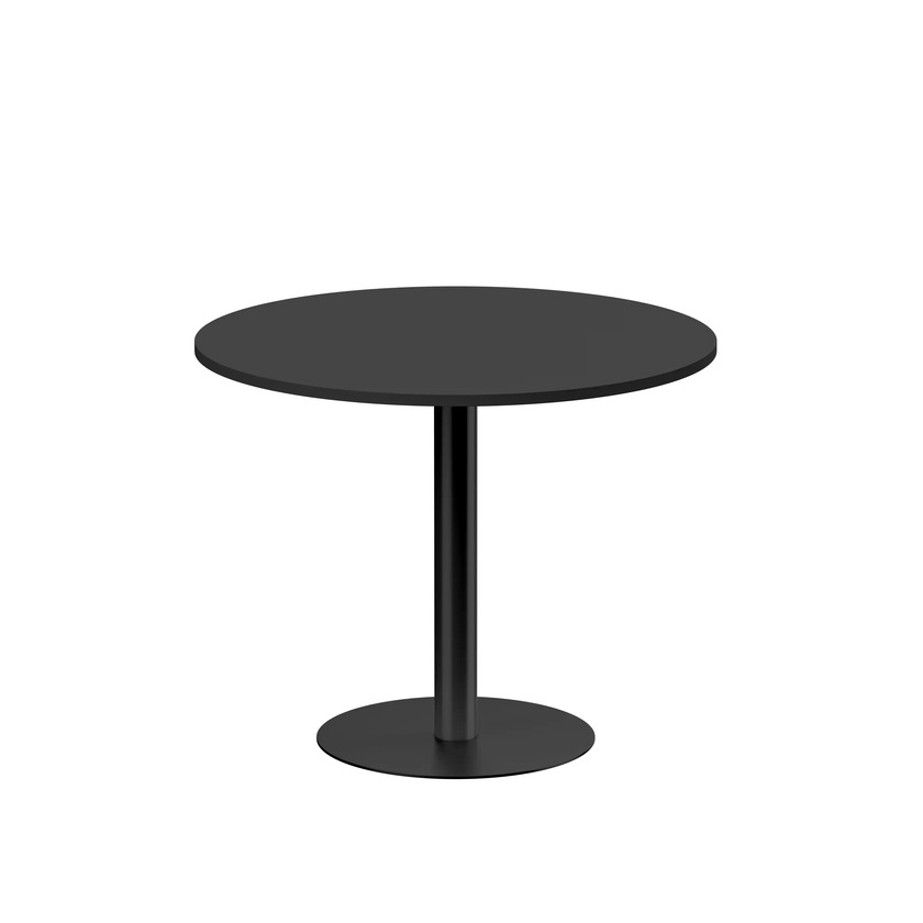 Coffee table Ø900 mm black/black