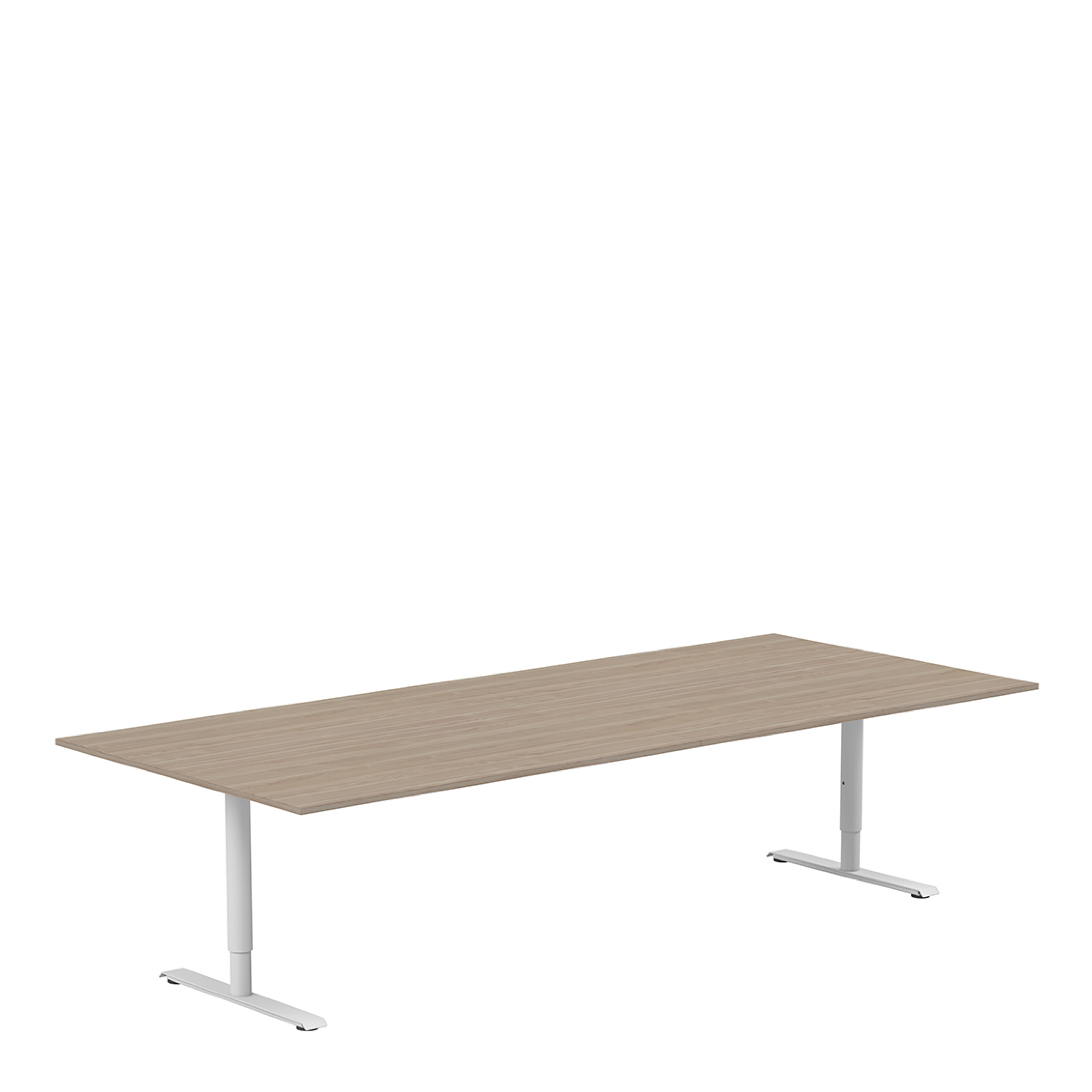 Conference table 2800 x 1200 with round stands