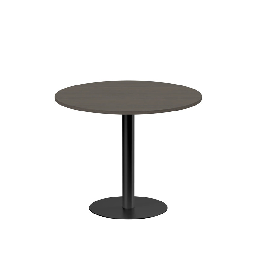 Coffee table Ø900 mm dark ash/black