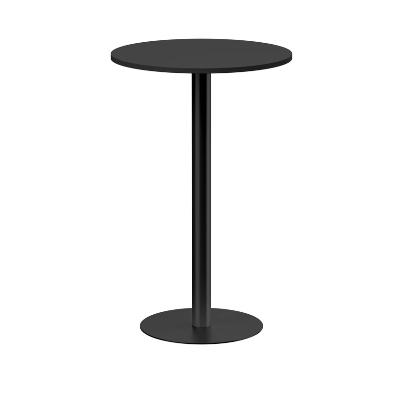 Bar table Ø700 mm black/black