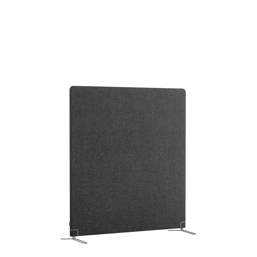 Floor screen Selma 1400 X 1500 X 40 Graphite grey 004 