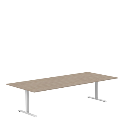 Conference table 2800 x 1200 with rectangular stands
