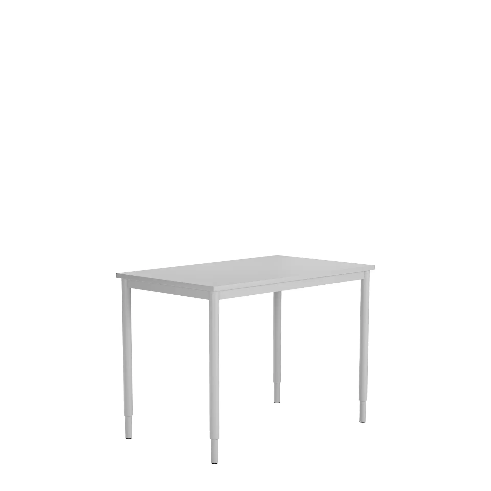 Table 1000 X 800 light grey/silver