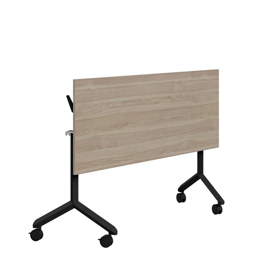 Foldable table Ergofunk Tilt 1600 x 600 white ash/black