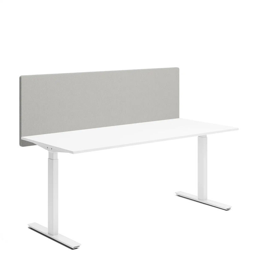Table screen Alma 1800x600x34 Cara EJ004 light grey