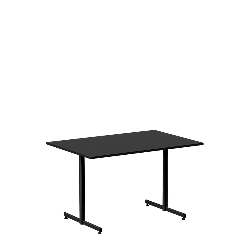 Café/lunch table 1200x800 black/black